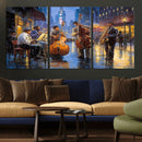 Colorful Jazz Wall Art - African American Music Canvas Print
