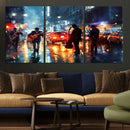 African American Jazz Canvas Wall Art Print – Abstract Music