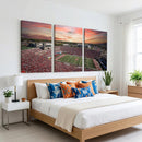 Indiana Memorial Stadium Wall Art Canvas Print, Framed