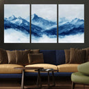 Blue Mountains Wall Art – Framed Snowy Range Canvas Artwork, by MyGreatCanvas | Canvas Wall Art Prints | Photo Prints & Wall Decor