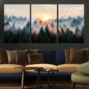 Abstract Forest Wall Art - Serene Nature Canvas Print with by MyGreatCanvas | Canvas Wall Art Prints | Photo Prints & Wall Decor