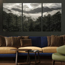 Moody Forest Wall Art – Framed Mountain Fog Canvas Artwork, by MyGreatCanvas | Canvas Wall Art Prints | Photo Prints & Wall Decor