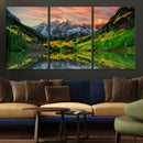 Maroon Bells Lake Wall Art Canvas Print – Framed Majestic by MyGreatCanvas | Canvas Wall Art Prints | Photo Prints & Wall Decor