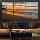 Tropical Beach Wall Art – Framed Sunset Ocean Canvas by MyGreatCanvas | Canvas Wall Art Prints | Photo Prints & Wall Decor