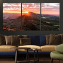 Mountain Sunrise Wall Art Canvas Print – Alpine Ridge