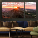 Mountain Sunrise Wall Art – Framed Alpine Ridge Canvas by MyGreatCanvas | Canvas Wall Art Prints | Photo Prints & Wall Decor