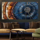 Framed Abstract Tree Ring Wall Art Print Natural Rustic Wood by MyGreatCanvas | Canvas Wall Art Prints | Photo Prints & Wall Decor