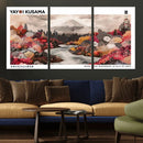 Yayoi Kusama Wall Art Canvas Print – Framed Large Abstract
