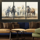 Wild Horses Wall Art Canvas Print, Framed Running Horses Art by MyGreatCanvas | Canvas Wall Art Prints | Photo Prints & Wall Decor