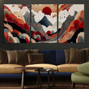 Abstract Mountain Wall Art – Framed Vibrant Landscape Canvas by MyGreatCanvas | Canvas Wall Art Prints | Photo Prints & Wall Decor