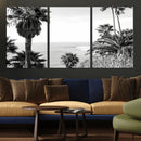 Palm Trees Wall Art Canvas Print – Framed Coastal Ocean