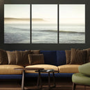 Coastal Cliffs Wall Art Canvas Print – Misty Ocean Seascape