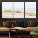 Beach Dunes Wall Art Canvas Print – Framed Serene Coastal