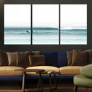 Surfing Wall Art Canvas Print – Framed Ocean Waves