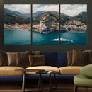 Amalfi Coast Wall Art – Framed Italian Seaside Canvas by MyGreatCanvas | Canvas Wall Art Prints | Photo Prints & Wall Decor