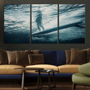 Underwater Surf Wall Art – Framed Ocean Wave Canvas Artwork, by MyGreatCanvas | Canvas Wall Art Prints | Photo Prints & Wall Decor