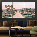 Joshua Tree Wall Art Canvas Print – Framed Desert Road Scene by MyGreatCanvas | Canvas Wall Art Prints | Photo Prints & Wall Decor