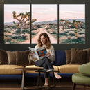 Joshua Tree Park Wall Art Canvas Print – Framed Desert Road by MyGreatCanvas | Canvas Wall Art Prints | Photo Prints & Wall Decor