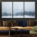 Winter Forest Wall Art Canvas Print – Framed Snowy Landscape by MyGreatCanvas | Canvas Wall Art Prints | Photo Prints & Wall Decor