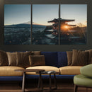 Mount Fuji Wall Art Canvas Print Framed Japan Travel Art by MyGreatCanvas | Canvas Wall Art Prints | Photo Prints & Wall Decor