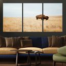 Buffalo Wall Art Canvas Print – Framed Western Wildlife