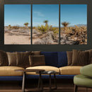 Joshua Tree Wall Art Canvas Print – Framed Desert Landscape