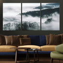 Foggy Forest Landscape Wall Art Canvas Print – Misty by MyGreatCanvas | Canvas Wall Art Prints | Photo Prints & Wall Decor