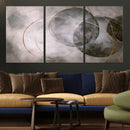 Abstract Grey Gold Wall Art – Modern Geometric Canvas by MyGreatCanvas | Canvas Wall Art Prints | Photo Prints & Wall Decor