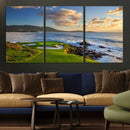 Pebble Beach Golf Links Wall Art Canvas Print – Iconic by MyGreatCanvas | Canvas Wall Art Prints | Photo Prints & Wall Decor