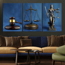 Legal Justice Wall Art Canvas Print – Gavel, Scales & Lady by MyGreatCanvas | Canvas Wall Art Prints | Photo Prints & Wall Decor