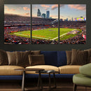 Chicago Bears Soldiers Field Wall Art Canvas Print – Framed