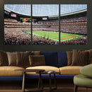 Chicago Bears Soldiers Field Wall Art Canvas Print – Framed