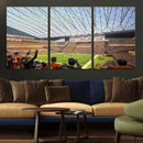 Cleveland Browns Stadium Wall Art Canvas Print – Framed NFL