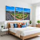 Wrigley Field Baseball Stadium Canvas Wall Art – Packed