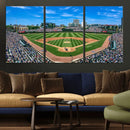 Wrigley Field Baseball Stadium Canvas Wall Art – Packed by MyGreatCanvas | Canvas Wall Art Prints | Photo Prints & Wall Decor