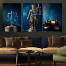 Justice Scales Statue Wall Art, Lady Justice Canvas Print, by MyGreatCanvas | Canvas Wall Art Prints | Photo Prints & Wall Decor