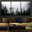 Foggy Forest Wall Art Canvas Print – Mountain Woodland by MyGreatCanvas | Canvas Wall Art Prints | Photo Prints & Wall Decor