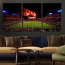 Jordan-Hare Football Stadium Wall Art Canvas Print, Football by MyGreatCanvas | Canvas Wall Art Prints | Photo Prints & Wall Decor