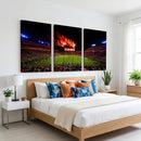 Jordan-Hare Football Stadium Wall Art Canvas Print, Football