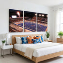 Boise State Broncos Albertsons Stadium Wall Art Canvas Print