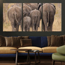 Wild Elephant Wall Art Canvas Print by MyGreatCanvas | Canvas Wall Art Prints | Photo Prints & Wall Decor