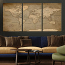 World Map Canvas Print – Framed Travel Map Wall Art for by MyGreatCanvas | Canvas Wall Art Prints | Photo Prints & Wall Decor