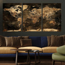 World Map Canvas Print, Modern Decorative Framed Map Artwork by MyGreatCanvas | Canvas Wall Art Prints | Photo Prints & Wall Decor