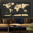 World Map Canvas Print – Detailed Map of the World Wall Art by MyGreatCanvas | Canvas Wall Art Prints | Photo Prints & Wall Decor