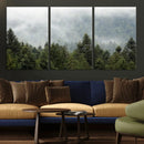 Misty Mountain Forest Wall Art Canvas Print by MyGreatCanvas | Canvas Wall Art Prints | Photo Prints & Wall Decor