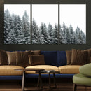 Misty Mountain Forest Canvas Print, Foggy Pine Trees Nature by MyGreatCanvas | Canvas Wall Art Prints | Photo Prints & Wall Decor