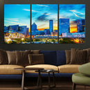 Atlanta Skyline Wall Art Canvas Print, Atlanta Downtown by MyGreatCanvas | Canvas Wall Art Prints | Photo Prints & Wall Decor