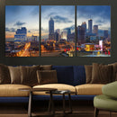 Atlanta Skyline Wall Art Canvas Print, Atlanta Downtown by MyGreatCanvas | Canvas Wall Art Prints | Photo Prints & Wall Decor