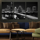 Austin Skyline Wall Art Canvas Print, Austin Downtown Night by MyGreatCanvas | Canvas Wall Art Prints | Photo Prints & Wall Decor