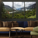 Yosemite Valley Wall Art Canvas Print – Misty Mountain by MyGreatCanvas | Canvas Wall Art Prints | Photo Prints & Wall Decor